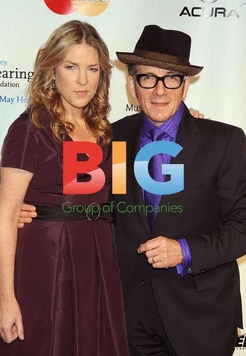 Diana Krall and Elvis Costello at MusiCares Tribute