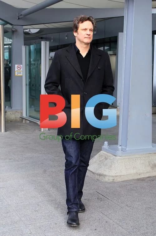 Colin Firth at London Airport