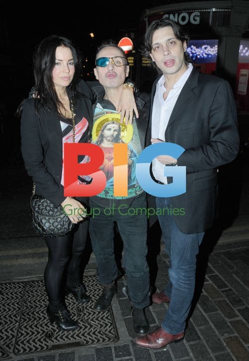 Celebrities at Box Night Club in London