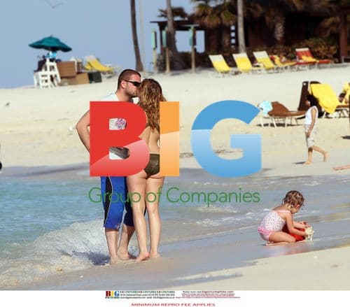 Charlotte Church and Family in Caribbean