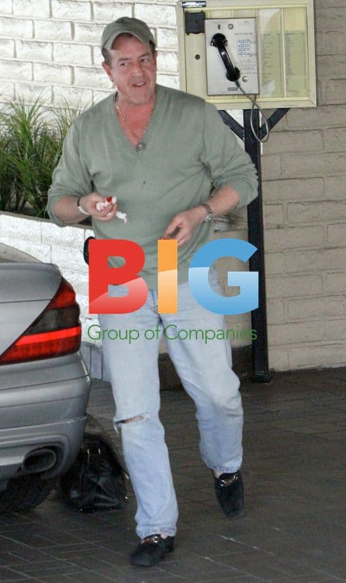 Michael Lohan with Bloody Face