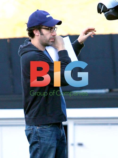 Sacha Baron Cohen Walks to Office