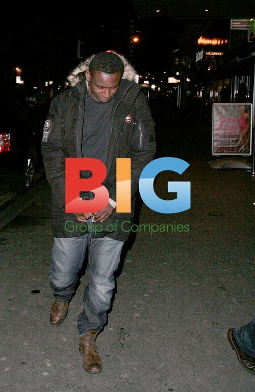 Marc Warren and David Harewood Leaving Gentlemen's Club