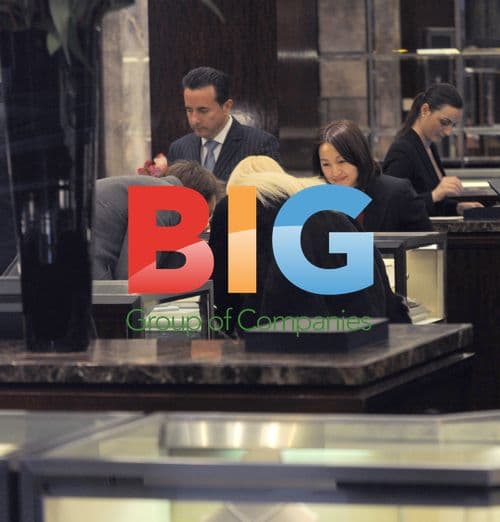 Emma Noble and Conrad Baker Shopping