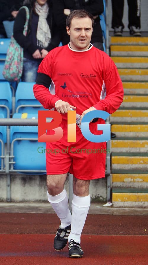 Coronation Street and Emmerdale stars at charity football match
