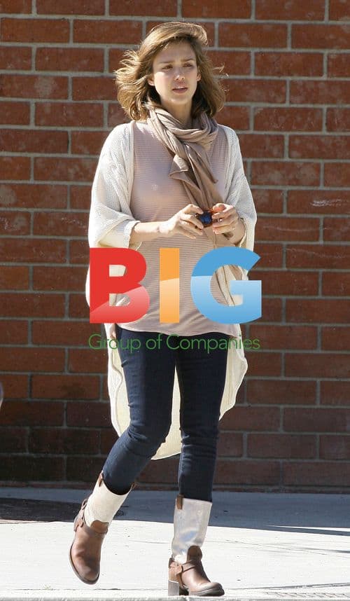 Jessica Alba, Cash Warren and Honor at the Park