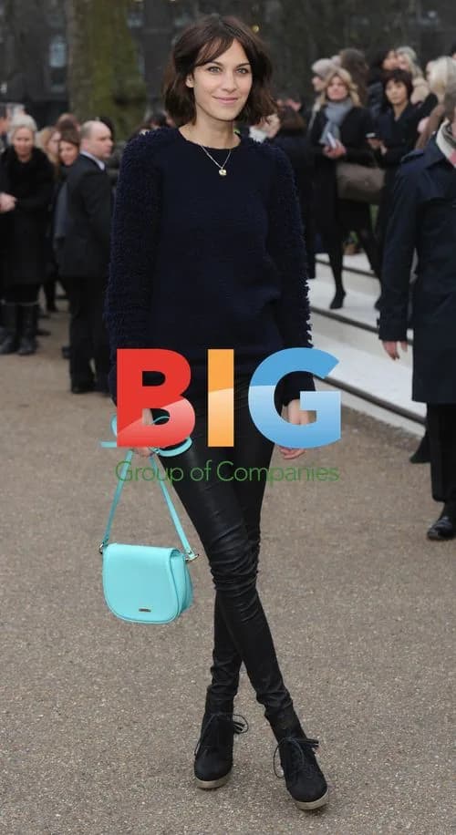 Alexa Chung at Burberry Show