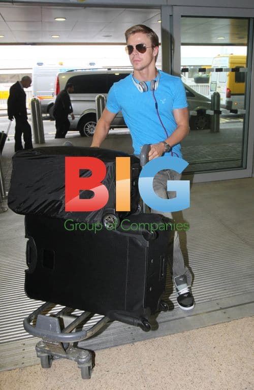Derek Hough at Airport in London