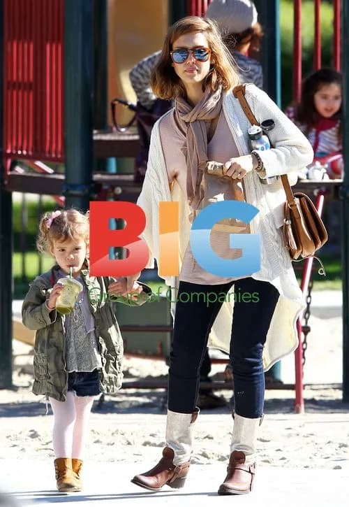Jessica Alba and Family at Park
