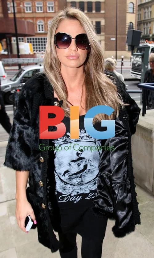 Katie Price out and about after 'Day 22' photo call