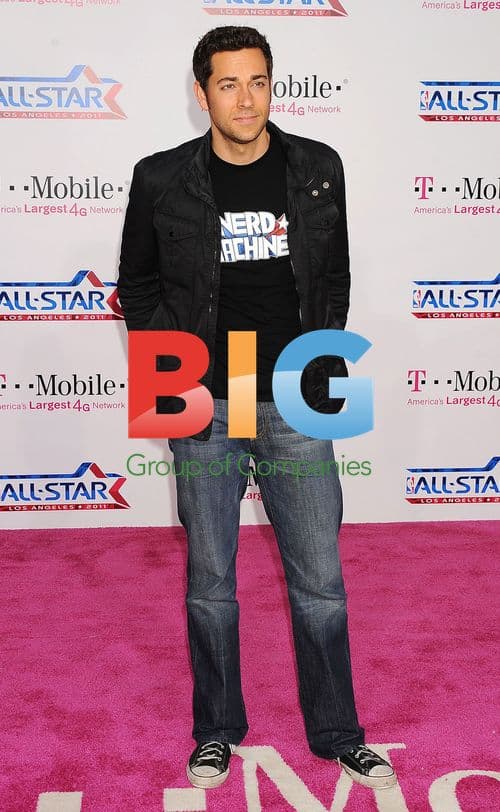 Zachary Levi at 2011 NBA All-Star Game