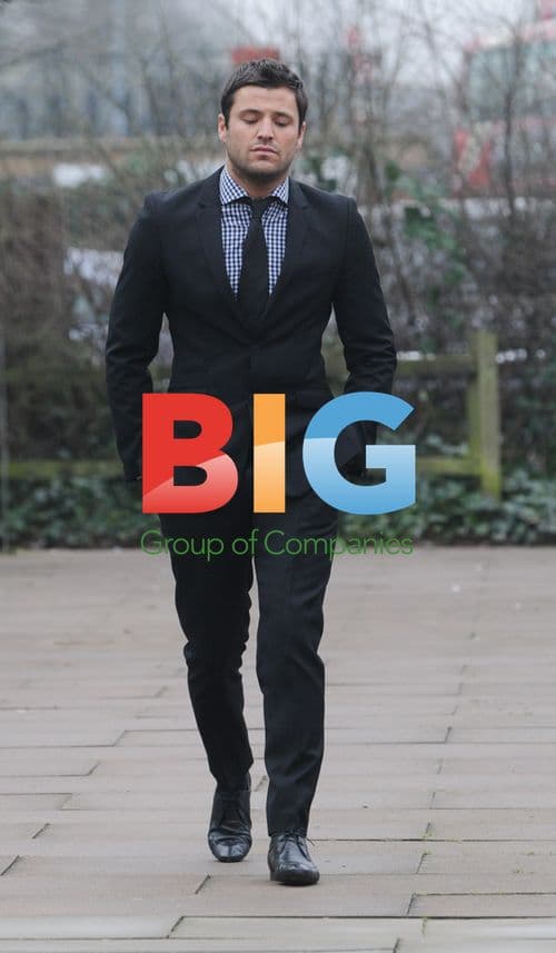 Jack Tweed, Mark Wright, and Lewis Tweed arrive at court