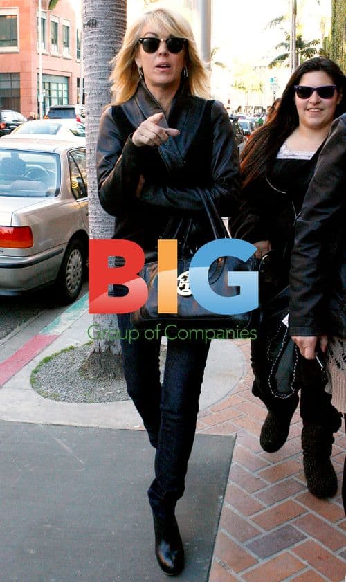 Dina Lohan & Larry King Breakfast