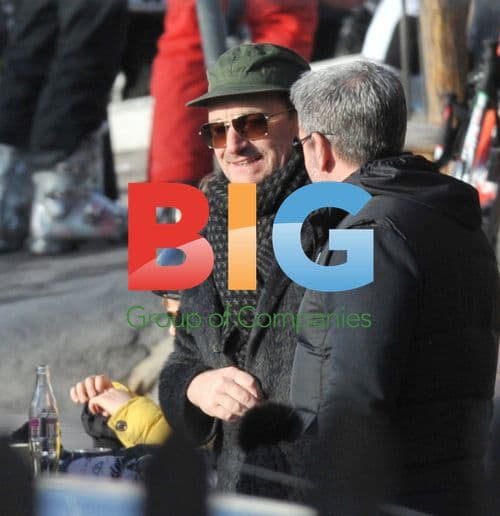 Bono on Holiday in Switzerland