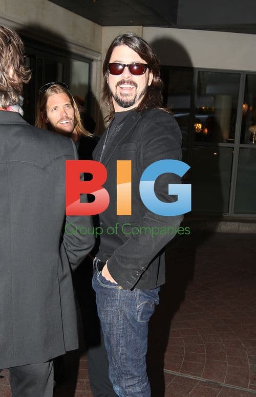 Foo Fighters Members Dave Grohl and Taylor Hawkins in London