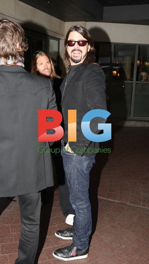 Dave Grohl and Taylor Hawkins at Soho Hotel