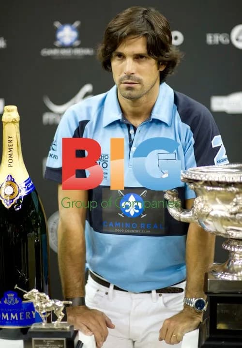 Nacho Figueras Poses at Polo Event