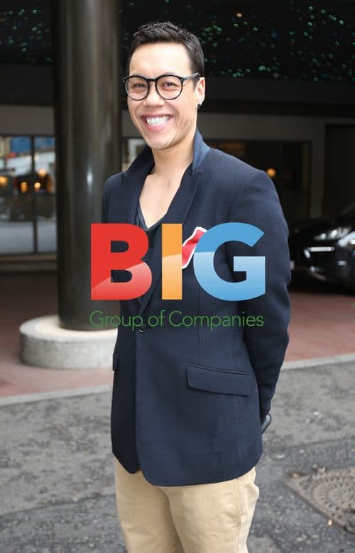 Gok Wan Looking Dapper Outside London Hotel