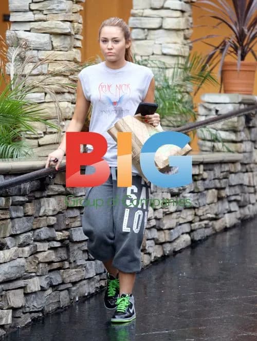 Miley Cyrus Gets Wet Shopping in LA