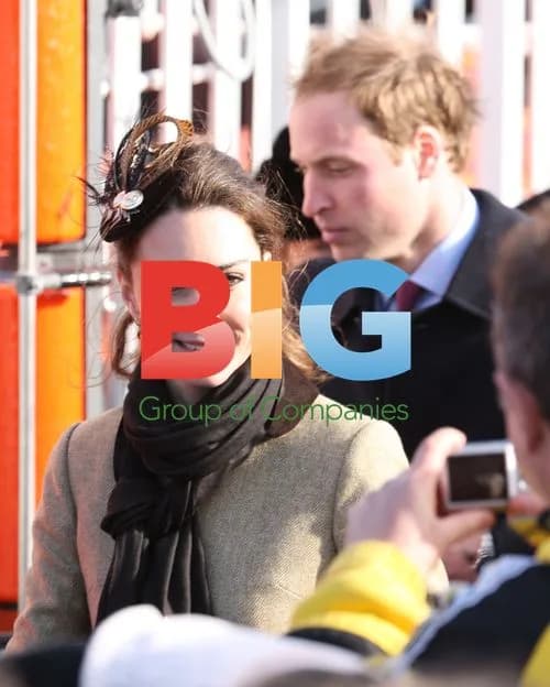William and Kate Launch Lifeboat in Anglesey