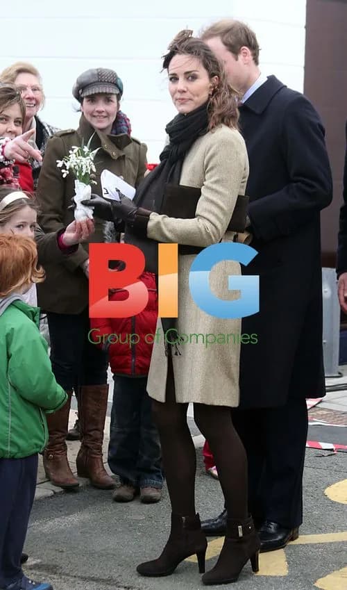 Prince William and Kate Middleton at Lifeboat Launch