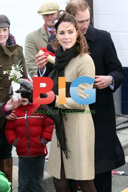 Prince William and Kate Middleton at Anglesey Lifeboat Launch