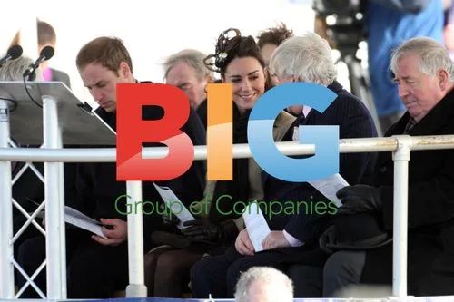 William and Kate Launch Lifeboat in Anglesey