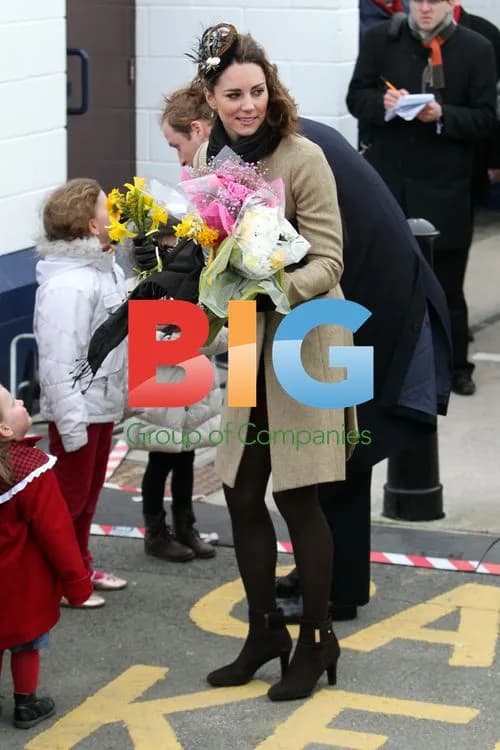 Prince William and Kate Middleton launch lifeboat in Anglesey
