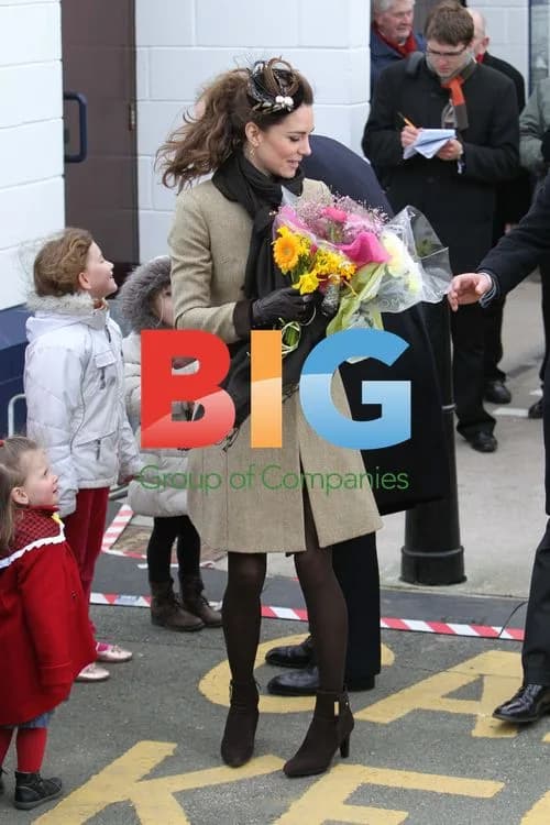Prince William and Kate Middleton in Anglesey, Wales