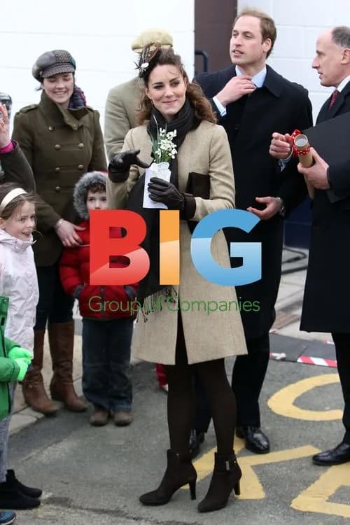 Prince William and Kate Middleton launch lifeboat