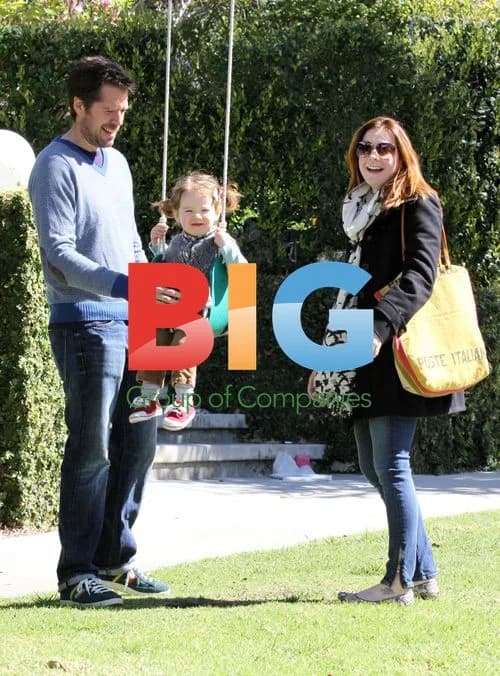 Alyson Hannigan and Family Out with Daughter