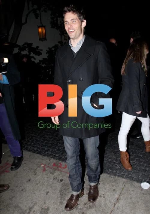 James Marsden and wife leaving party