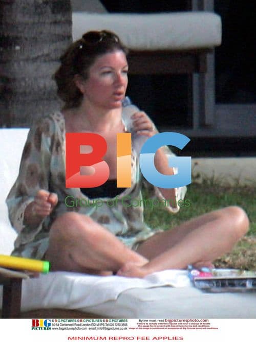 Karen Brady on Holiday in Mauritius