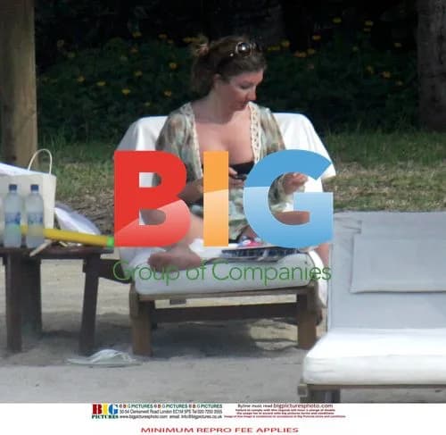 Karen Brady on holiday in Mauritius