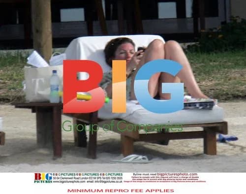 Karen Brady on vacation in Mauritius