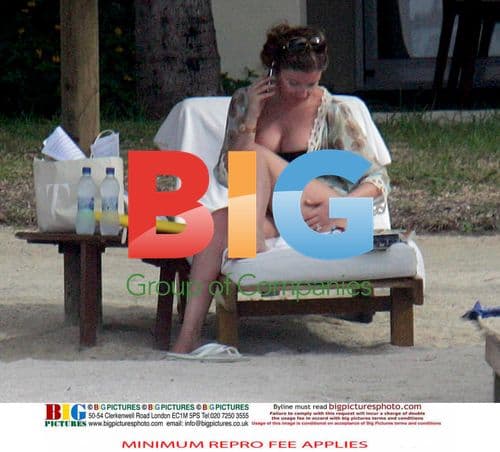 Karen Brady on Holiday in Mauritius