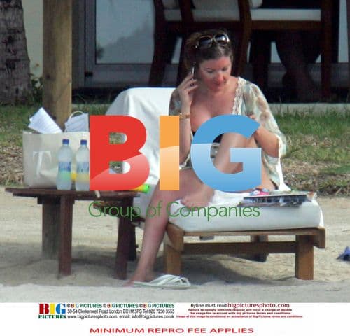 Karen Brady on Holiday in Mauritius