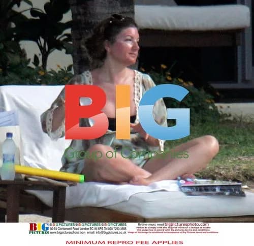 Karen Brady on Mauritius Vacation