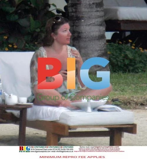 Karen Brady on Vacation in Mauritius