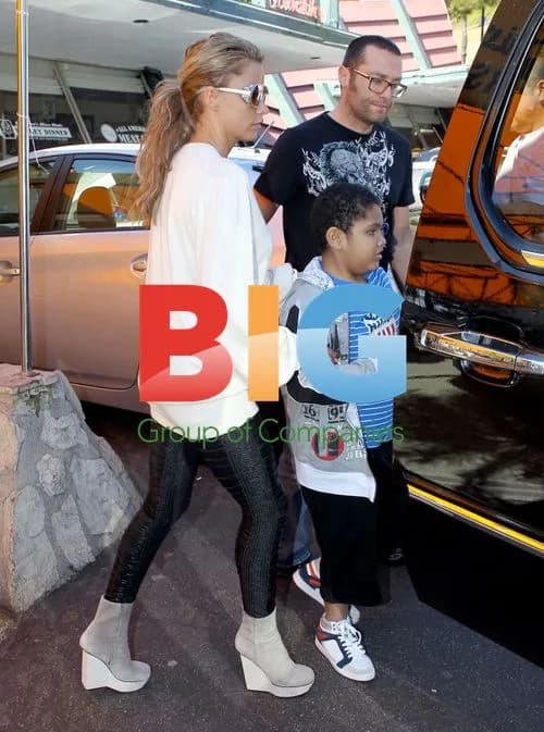 Katie Price and Son Harvey in LA