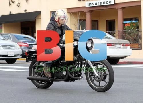 Olivier Martinez Rides Motorcycle