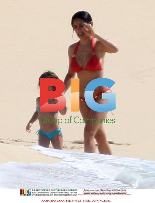 Salma Hayek and Daughter in St Barths
