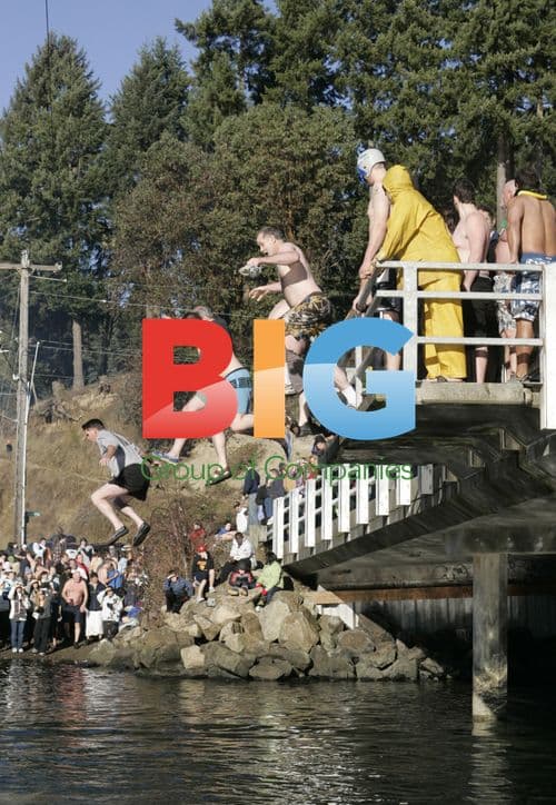 27th Annual Polar Bear Jump in Olalla, WA