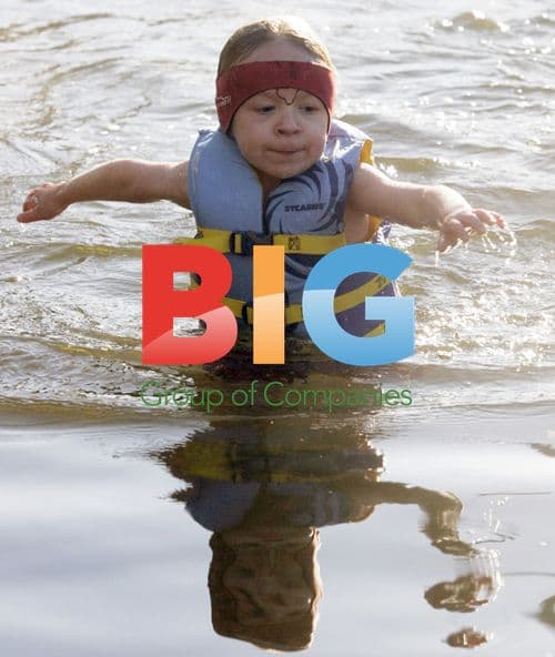 People jumping into Burley Lagoon