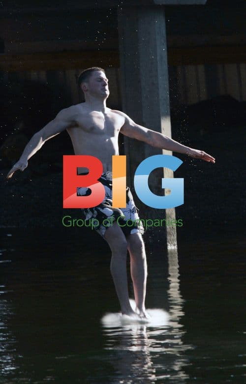 Polar Bear Plunge in Olalla, Washington