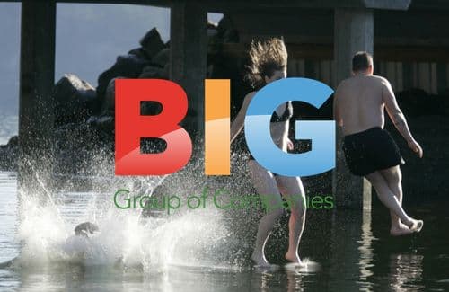 Polar Bear Jump in Olalla, Washington