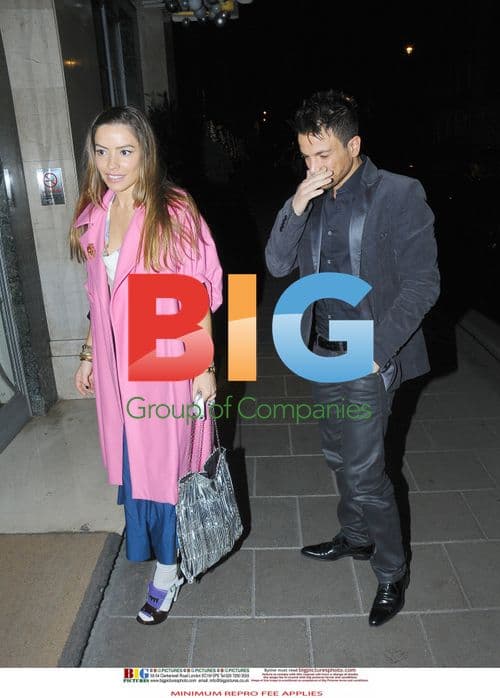 Peter Andre and Elen Rives Leave Claridge's