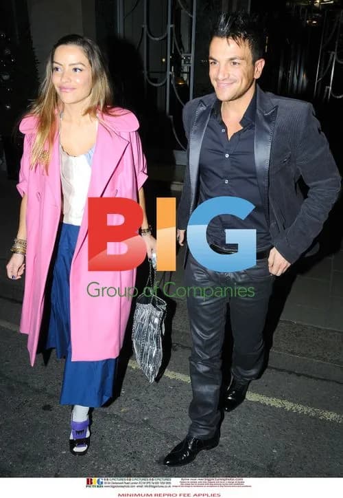 Peter Andre and Elen Rives Leave Claridges