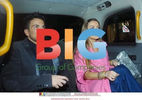 Peter Andre & Elen Rives Spotted Leaving Claridges