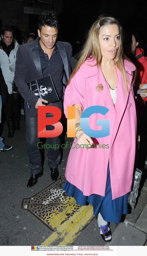 Peter Andre and Elen Rives Leave Claridges